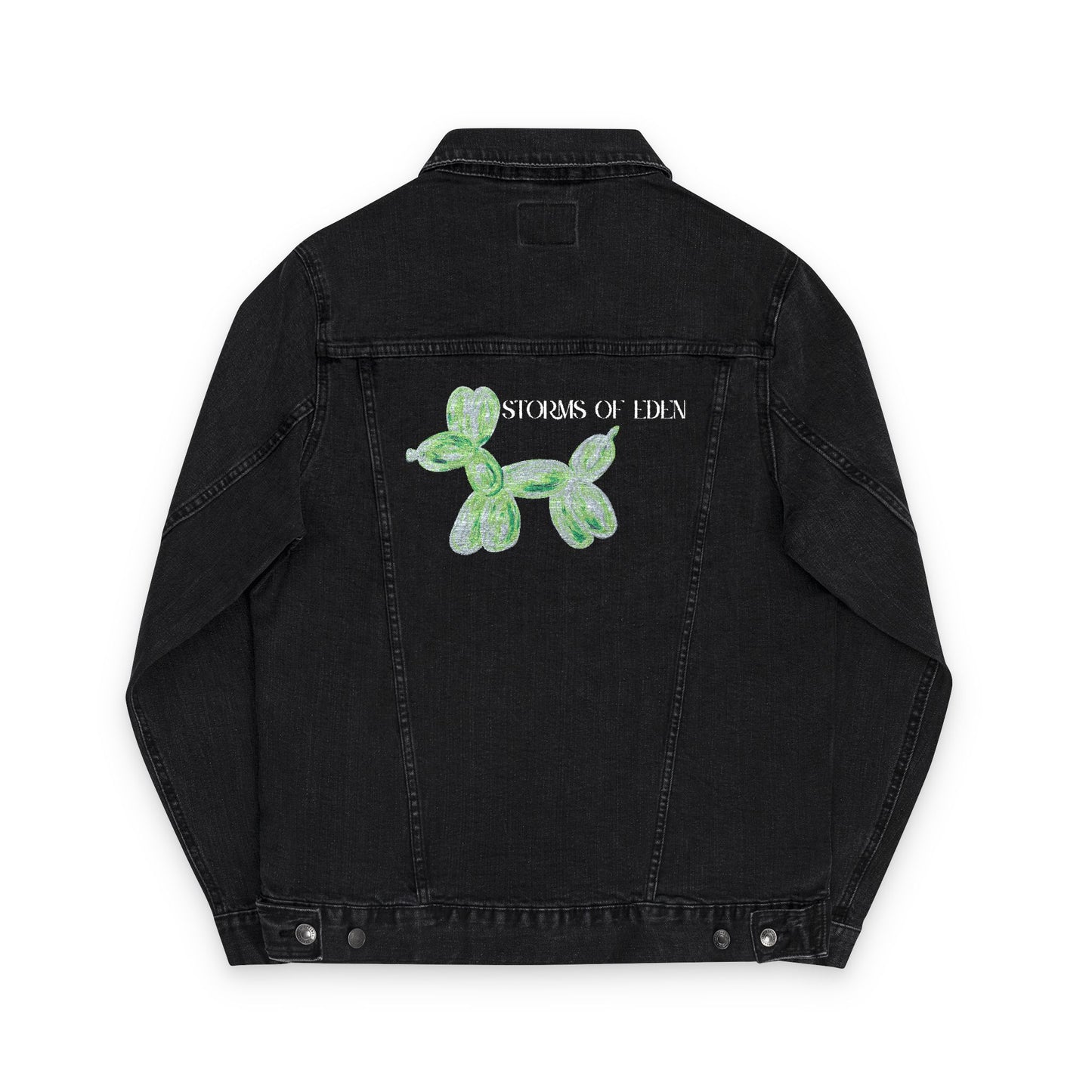 Denim Jacket | Balloon Dog GREEN