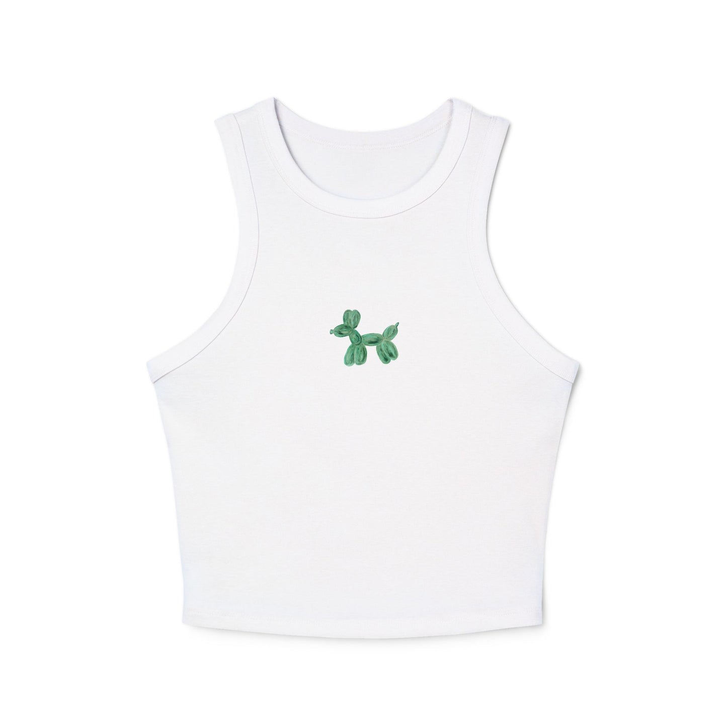 Racer Tank | Balloon Dog GREEN