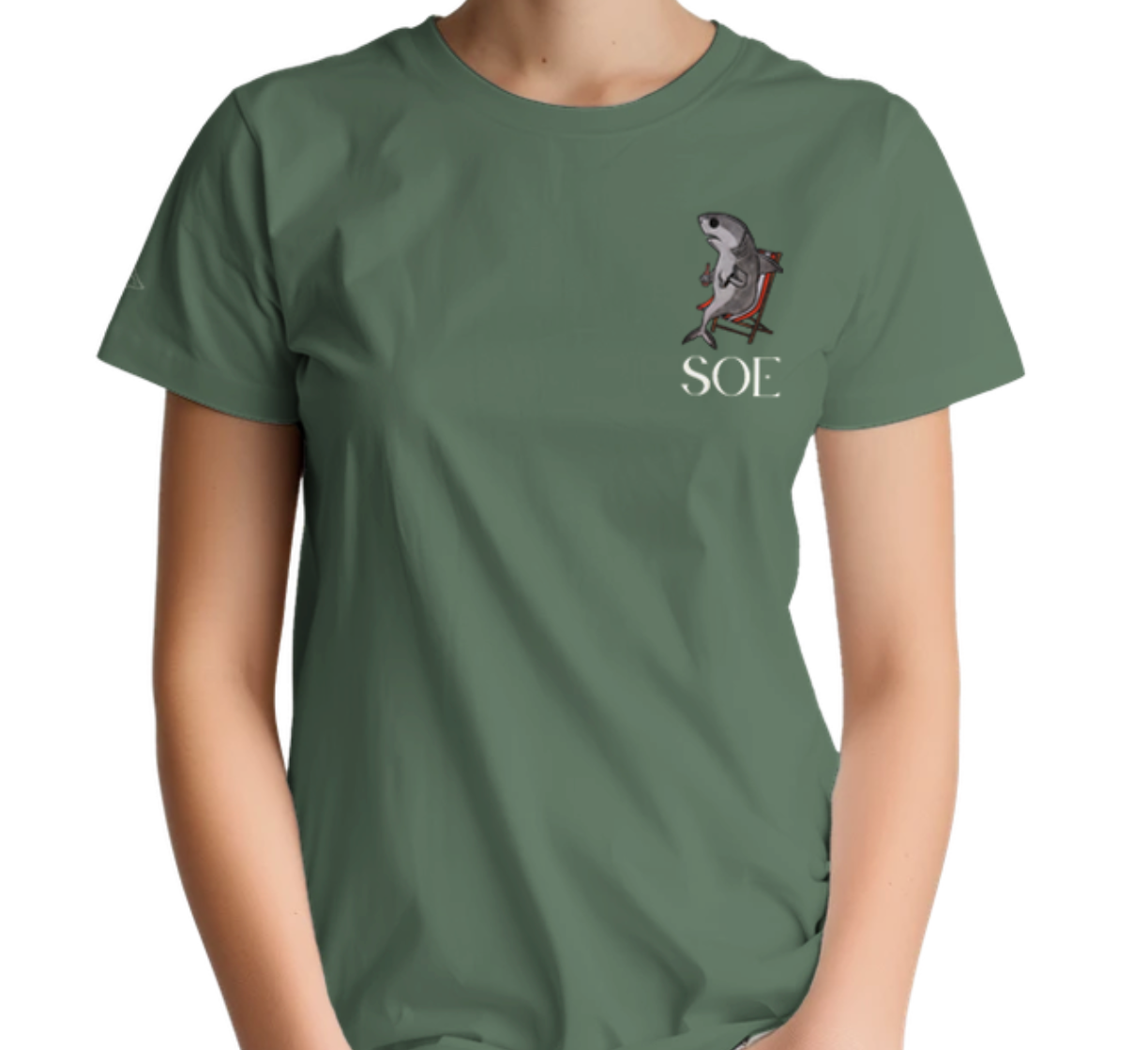 Crewneck Tee | SOE Shark