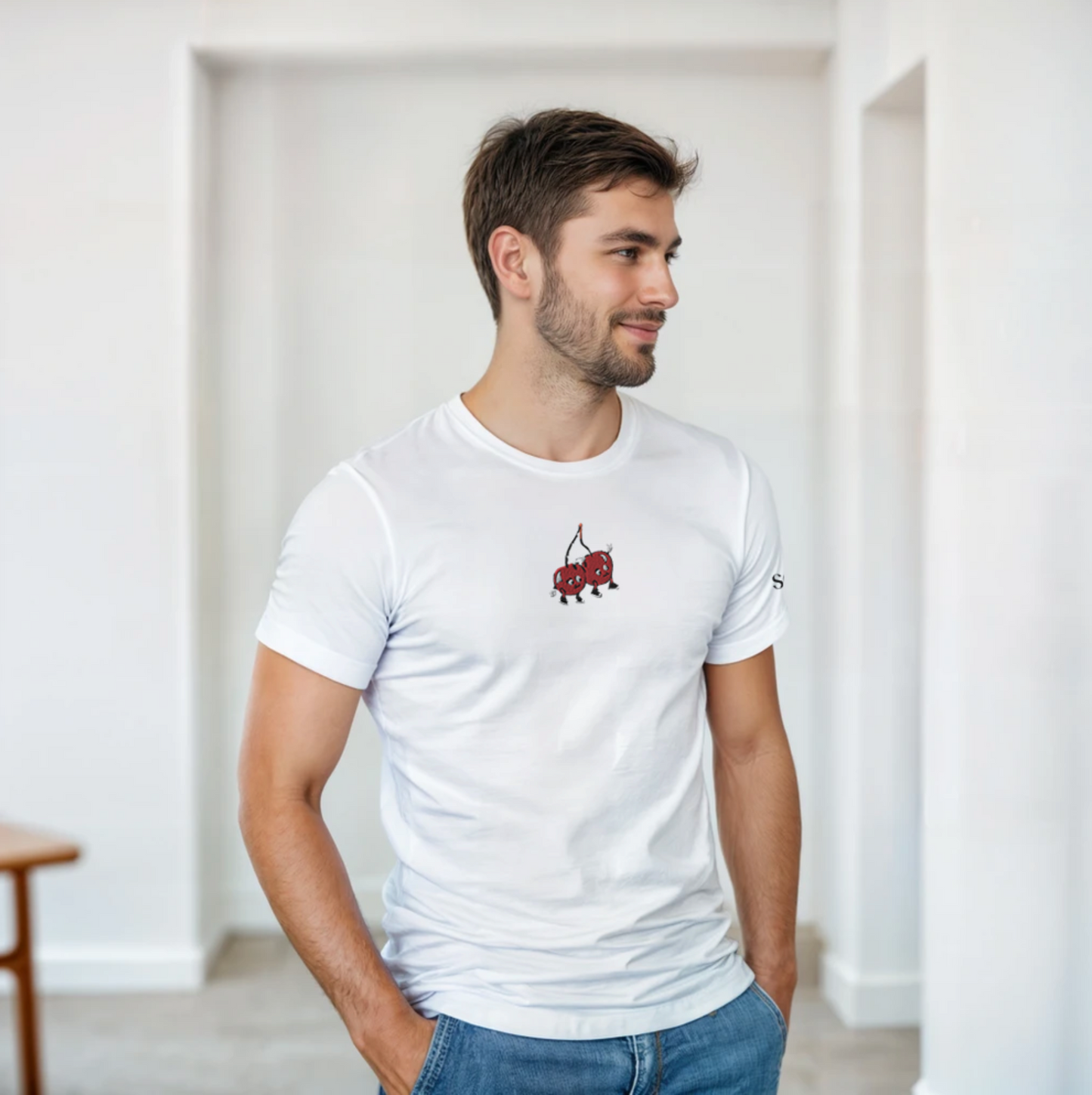 Embroidery Tee | Cherries