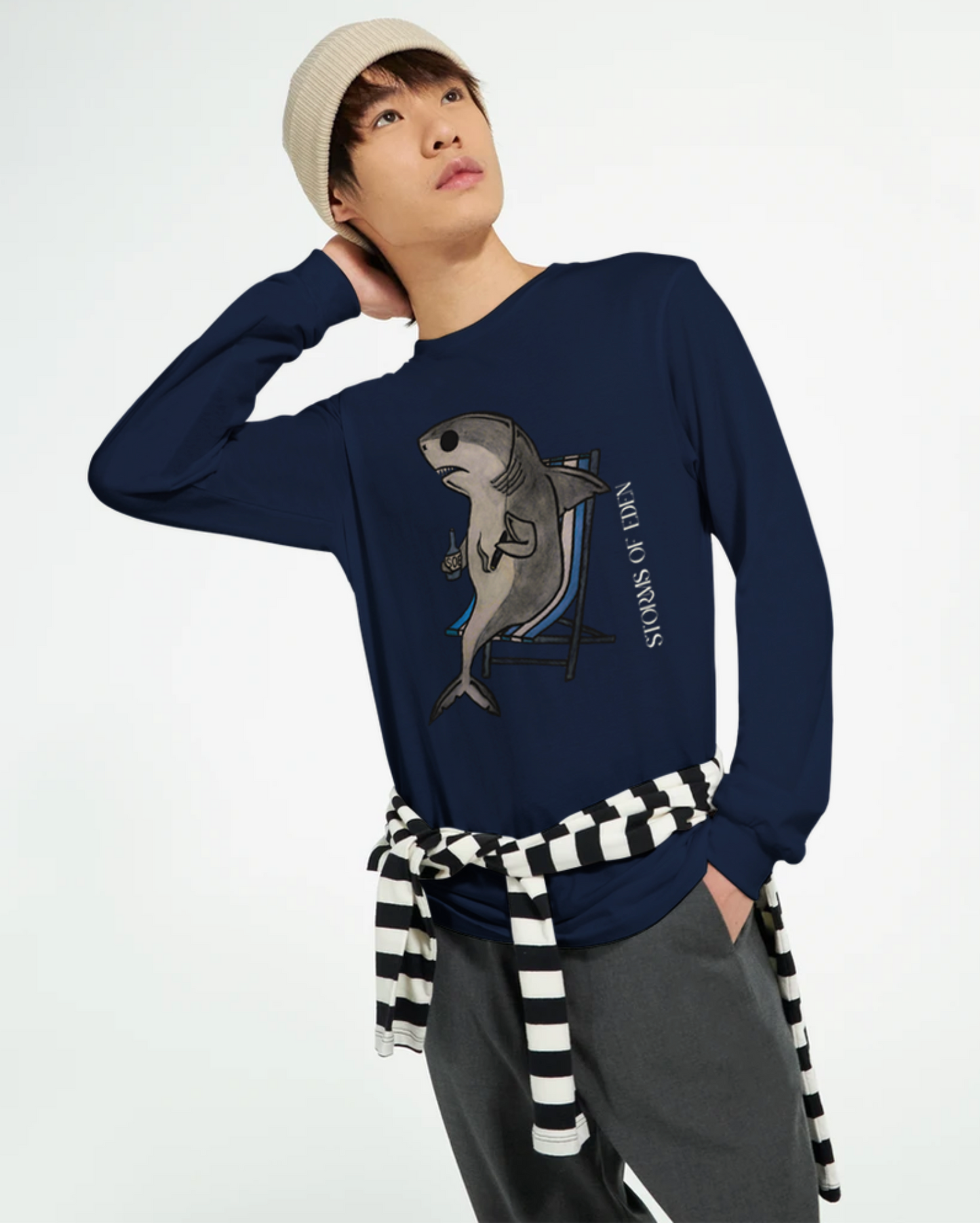 Longsleeve Tee | Shark BLUE
