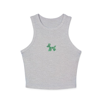 Racer Tank | Balloon Dog GREEN