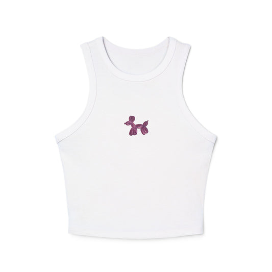 Racer Tank | Balloon Dog PINK