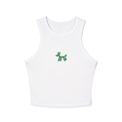 Racer Tank | Balloon Dog GREEN
