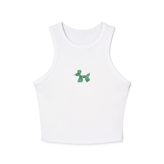 Racer Tank | Balloon Dog GREEN