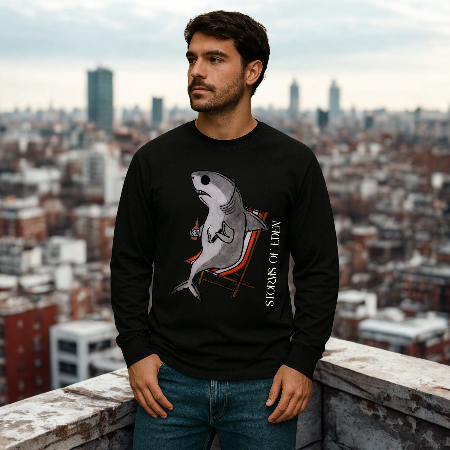 Longsleeve Tee | Shark RED