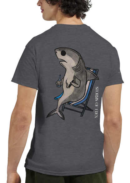 Crewneck Tee | Shark BLUE