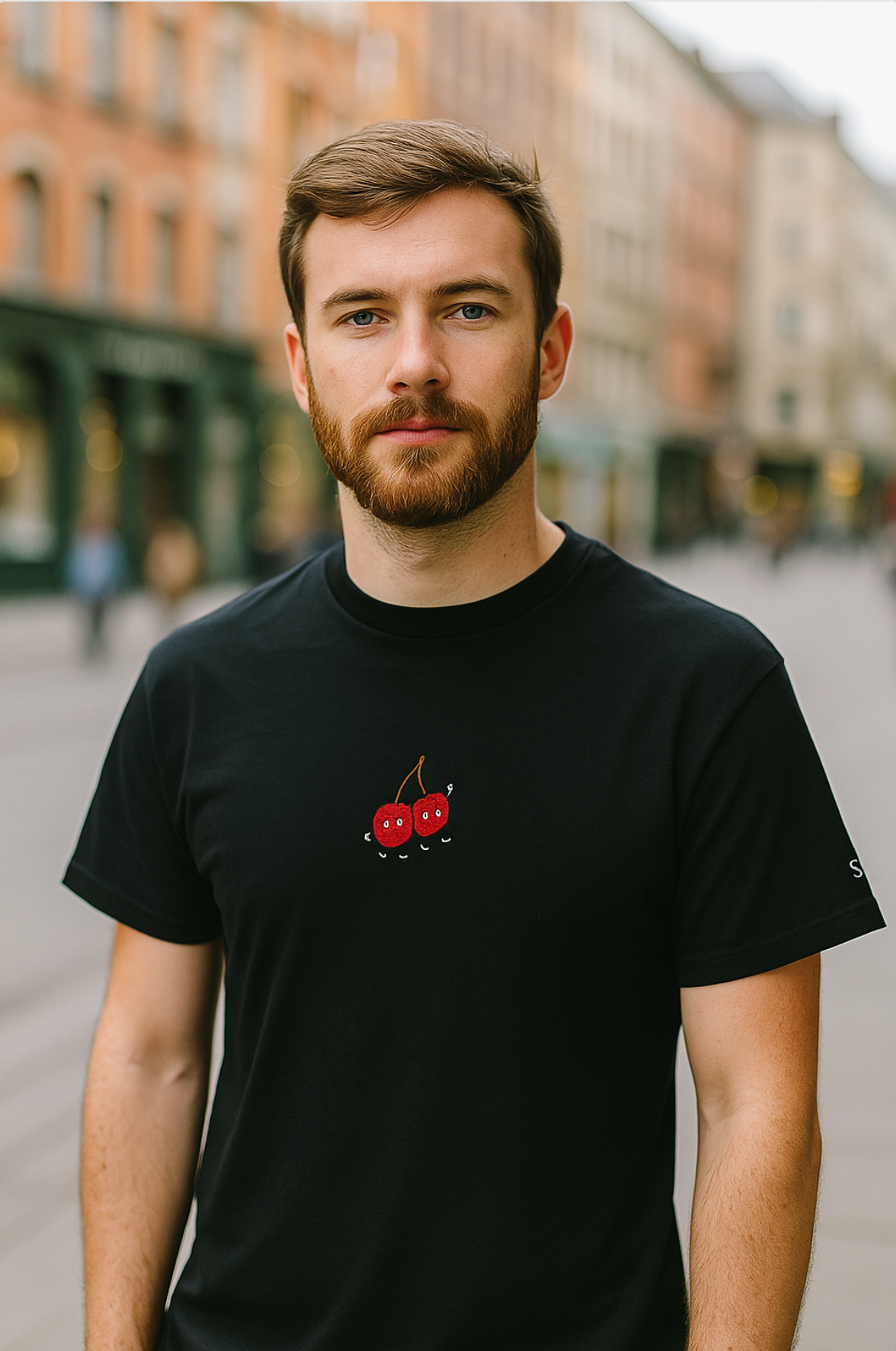Embroidery Tee | Cherries