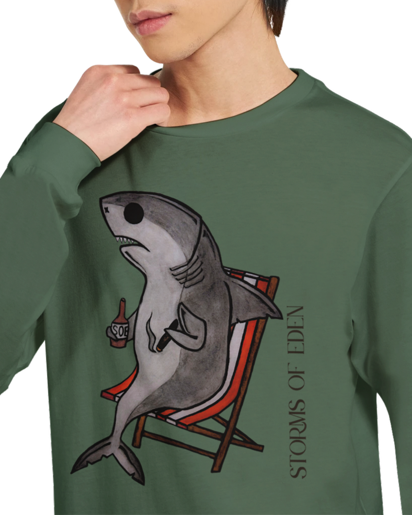 Longsleeve Tee | Shark RED