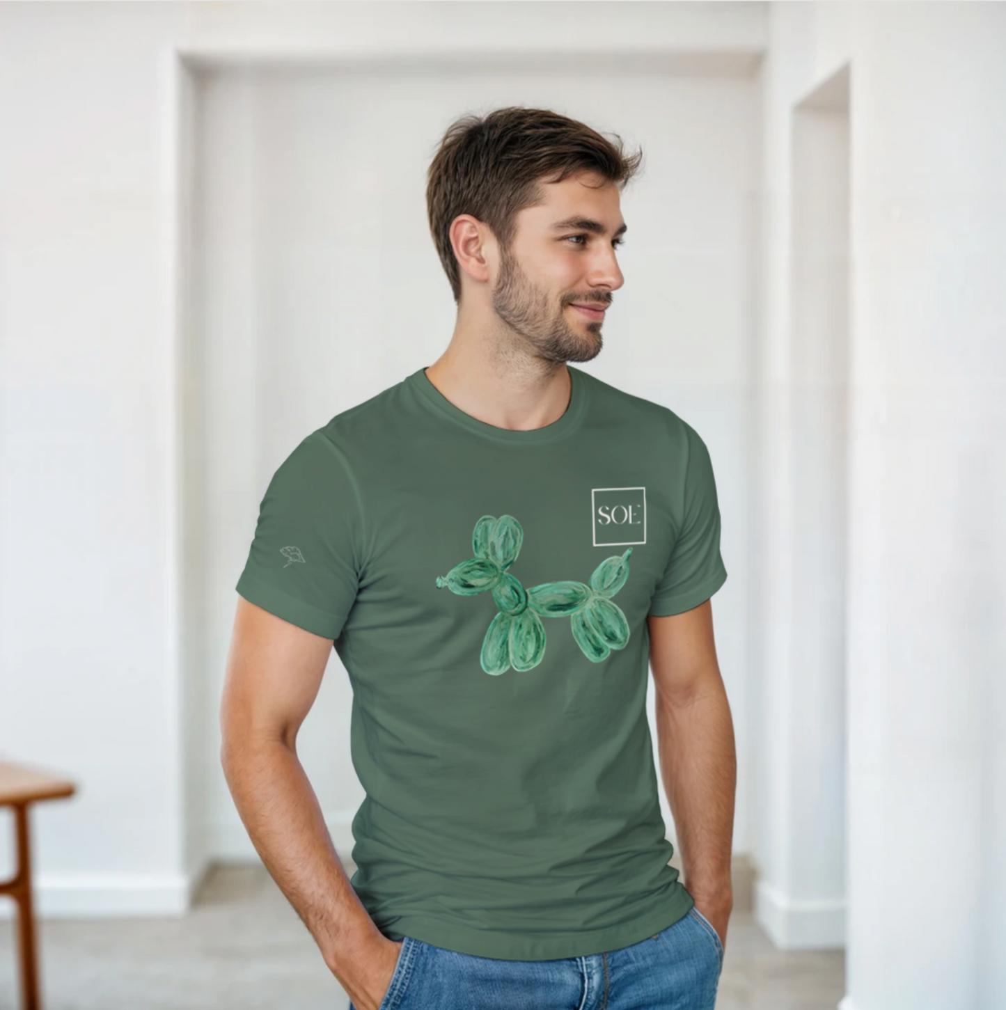Crewneck | Balloon Dog Green